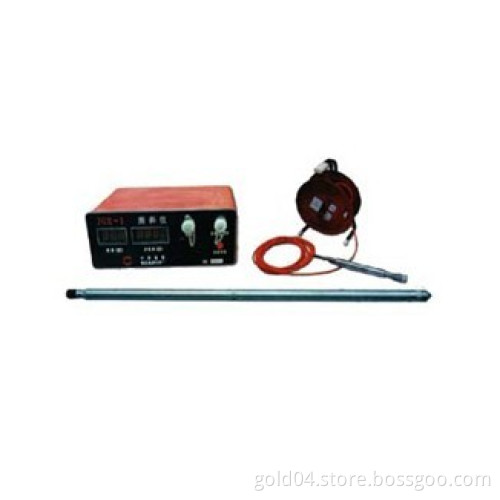 Borehole inclinometer for measuring degree of deviation